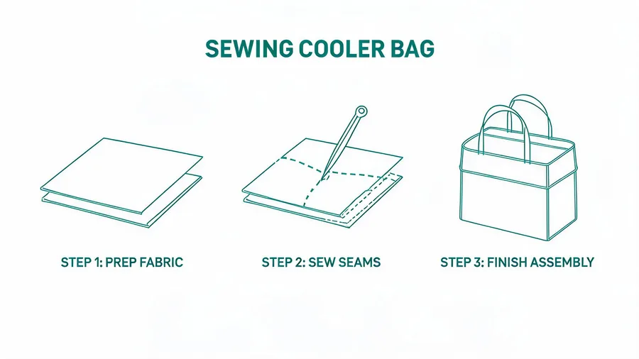 sewing cooler bag on